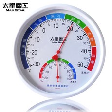 太星電工 MAX STAR 健康管理 DA260 指針式溫濕度計 壁掛式設計 精準測量 居家環境監控, White, 1個