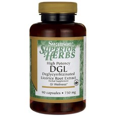 SWANSON 斯旺森 DGL甘草根萃取膠囊 750mg, 1組, 90顆