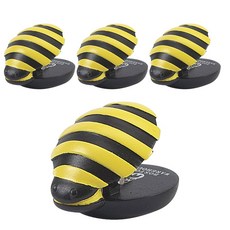 보스턴웨어하우스 비 마그네틱 미니 집게 4개입, Black+Yellow