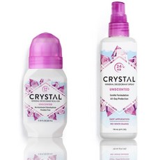 [땀냄새케어] 크리스탈 데오드란트 무향 스프레이118ml &무향롤온 66ml 2종세트, 1개, 118ml