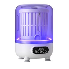 BLACK K7 탈수 가능한 소형세탁기 무선 충전식 여행용 휴대용 3L 양말 속옷 미니 세탁기 HP-909, 화이트