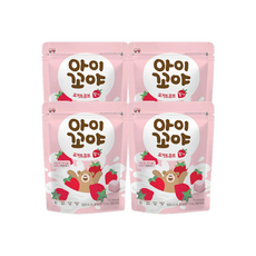 요거트 큐브 딸기 4개, 10개, 17g