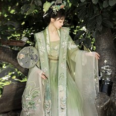 薈萃閣 【春山空】漢服女 原創 宋製重工刺繡大袖 國風霞帔 絶美 夏季新款