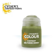 【Citadel】對比漆 Militarum Green (18ml) 模型專用漆 輕鬆上色 快速乾燥 呈現完美軍事風格, 1個