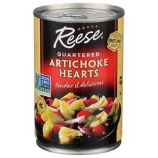 리즈 4등분 아티초크 하트 397g (12개 묶음) Reese Quartered Artichoke Hearts 14 Ounces (Pack of 12), 1개