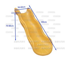 놀이터 슬라이드 유치원 학교용 대형 미끄럼틀 놀이터야외 조합 놀이, N. 1.8m 60 와이드 웨이브 싱글 스키