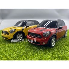 阿莎力2店 1:24 遙控車 MINI 鄉下人 Countryman 星輝 RASTAR 授權, 紅色+全車乾電池, 1個