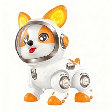 ANYOU 아기 아기 퍼즐 장난감 남아 스마트 강아지 전동 스마트 장난감, 오렌지