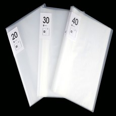 파일케이스 클리어북 사무실용품, 20매