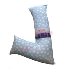 L枕 移位枕 翻身枕 抱枕 輔助枕 哺乳枕 台灣製造 富士康, 整顆-L枕(含枕套)X2顆(限宅配), 隨機出貨