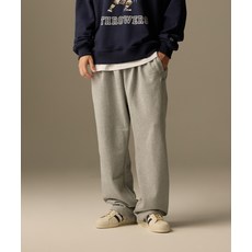 DISCUS ATHLETIC [2COLORS] 투턱 와이드 스웨트 팬츠 243605
