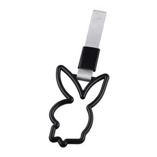 토끼 링 기차 버스 핸들 드리프트 애니메이션 자동차 수정 경고 나일론 스트랩, 1개, 1. Grey Black