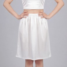 라뷰드 부드러운 실키 속치마 여성 여자 성인 웨딩 스킨 노라인 사각 반바지 속옷 치마 여름 여름용 겨울 편한 복부 밴드