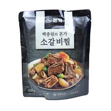 본가 백종원 소갈비찜 2kg, 1.5kg, 1박스