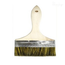 페인트붓 평 붓 100mm 평솔 브러시 솔브러쉬 페인트용품 페인트칠 유성붓 수성붓 페인트브러쉬, 1개