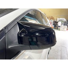 福特 FOCUS MK3 MK3.5 專用 鋼琴烤漆黑 牛角後視鏡蓋, 1個