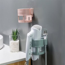 로즈비에 무타공 드라이기 거치대 헤어드라이어홀더