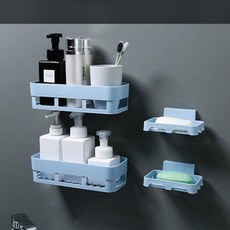 거실 소파 컵홀더 실리콘 수납 선반 리모컨 휴대폰 거치대 팔걸이 트레이 정리함, 대형 수납 선반 2개+프리미엄 비누통 2개 A