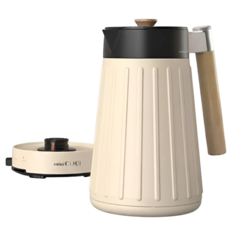 미니쿠치 커피포트 진공 보온 3단계 온도조절, 베이지