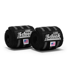SCHIEK 1124 시크 쉬크 리스트랩 손목 보호대 헬스 스트랩, 블랙아웃