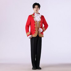 중세 코스튬 왕자님 무대 궁전 모차르트 의상 할로윈