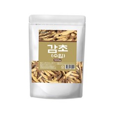 굿소일 말린 건 감초 뿌리 절편 슬라이스 500g, 1개