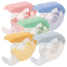 LIHIT LAB. 手持式膠帶切割台 適用15mm以下膠帶 多色隨機出貨, 1個, 顏色隨機出貨