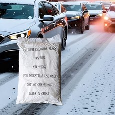 제설용 저부식 염화칼슘 중국산 74% 25kg / 제설제 대량구매 가능 / Flake Type, 1개