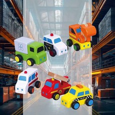 미니 자동차 6종 나무 유아 조카선물 어린이집 돌아기장난감 아동놀이