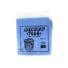 청소비닐 청색 쓰레기봉투 50매 77x92cm SG-4DP09-2611, 1개
