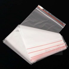랑랑샵 투명 지퍼백 200매 (12x18cm), 1개, 200개입, 중(M)