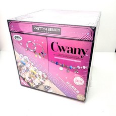 雅思妮 珠寶設計師手工DIY串珠公主首飾手鏈髮飾創意挎包禮盒, 珠寶設計師串珠禮品盒【3200粒】, 1個