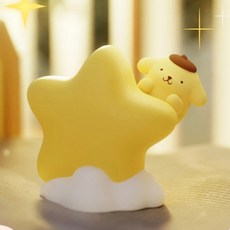 폼폼푸린 반짝이 스타 빼꼼 케릭터 야간 조명 무드등