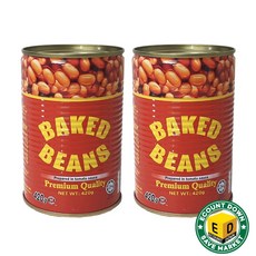 티엠푸드 베이크드빈스 베이키드빈스, 420g, 2개