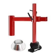 덕헤드 타이어 제거 도구 수동 체인저 키트 실버 콘 차고 작업장용, 1개