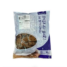 엘케이식품 연근조림 업소용 반찬 대용량 4kg 1개