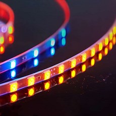 PCB기판형 LED바 9cm당 6발 12V24V 초고휘도 보조브레이크 헤드라이트 화이트 레드 3칩, 12V 블루LED