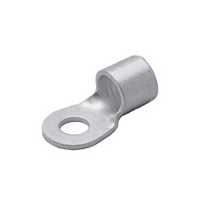 니티프 터미널 산업 Nichifu 구리선용 알몸 압착 단자 R형 원형 없음 5개입 R14-6S05P, 1개