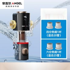 可開發票 安吉爾凈水器前置過濾器家用反衝洗全銅自來水全屋大流量飲水機 前置過濾器 廚房過濾器 全屋式過濾器 水塔過濾器, 1個, 3623前置+熱熔接頭4個