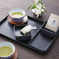 호텔굿즈 호텔비품 모노크롬 티 트레이 티백 보관 정리, 1개
