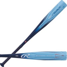 Rawlings | CLOUT 야구 배트 | 2023 | USSSA | -8 | 73.7cm(29인치), -10, 76.2 cm, 2024 - 네이비/컬럼비아