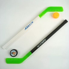 연습용 아이스 하키 입문용 스틱 퍽 하키채 교육용, 1개, D. 7cm 그린 아이스 하키
