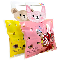 어린이집생일답례품 유치원생일답례품 구디백 생일선물 간식꾸러미 마음꾸러미, 1개, 곰포장+간식 7종