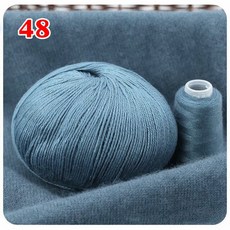 장식용 호환용품 몽골 원사 손 뜨개질 두꺼운 실 50 + 20 그램/세트 카디건 스카프 용 부드러운 양모, 1개