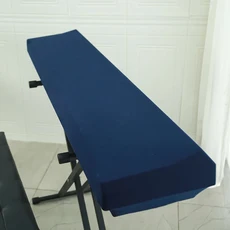 전자 피아노 키보드 커버 방수 접이식 음악용 탄성 보호, 01 M, 02 Navy blue