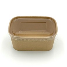 크라프트 사각용기 1000ml R1000, 1개, 50세트