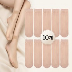 모에파 여성용 베이직 발목 스타킹 10켤레