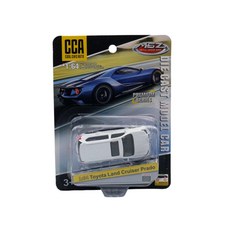 台灣出貨模型 CCA 1/64 雷克薩斯 合金車模 玩具車 汽車模型 收藏 耶誕節禮物 新年禮物, 15豐田普拉多-白色, 1個