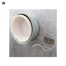 3개 욕실접이식세수대야걸이, 화이트, 1개