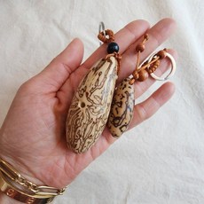 불교용품 보리수 자동차키링 키홀더, 소, 1개